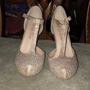 Glittery heels